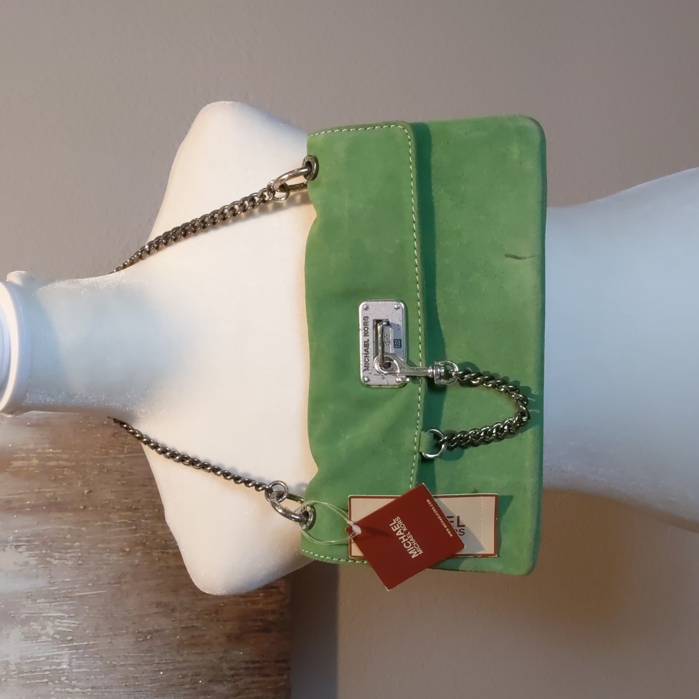 Micheal Kors Green Shoulder Bag